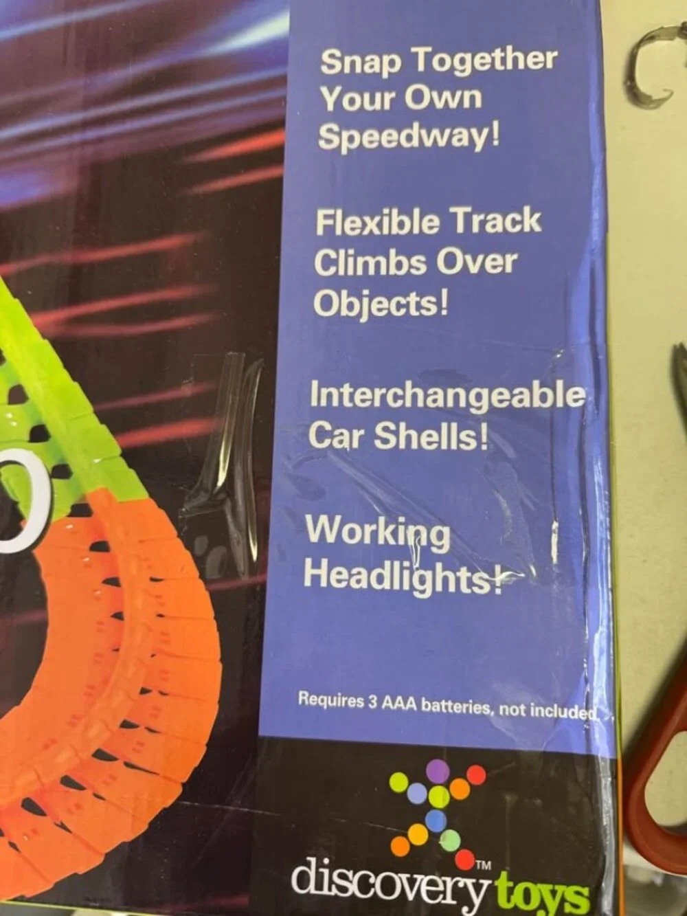 Climbing flexible car track toy